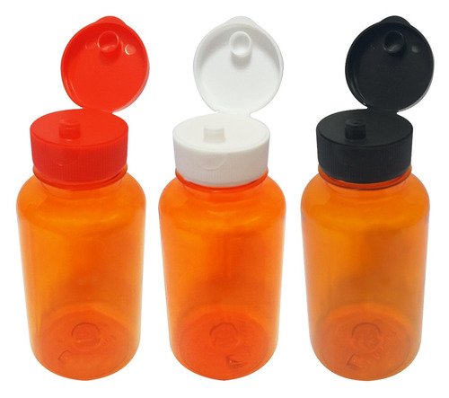 427 Frascos Plástico Laranja Pet 240ml Batoque Fliptop Sup