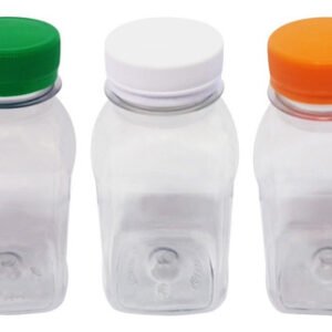 24 Frasco Plástico Cristal Pet 200ml Tam Rosca C/ Lacre Qua