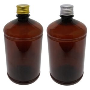 138 Frasco Plástico Âmbar Pet 1l Tampa L Batoque Sab