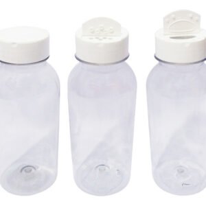 19 Frascos Plástico Cristal Pet 300ml Tempero Fliptop Det