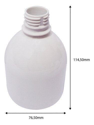 18 Frasco Plástico Branco Pet 300ml Tampa L Batoque Sab - Imagem 7
