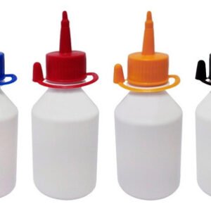 40 Frascos Plástico Branco Pet 150ml C/ Bico Aplicador Far