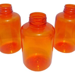226 Frasco Plástico Laranjado Pet 500ml Vazio Sem Tampas Sup