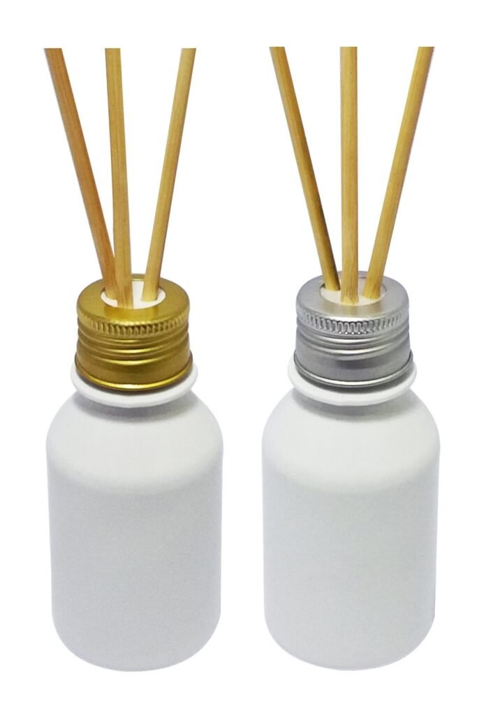 45 FRASCO PLÁSTICO BRANCO 100ML TAMPA DIFUSOR VARETAS FAR