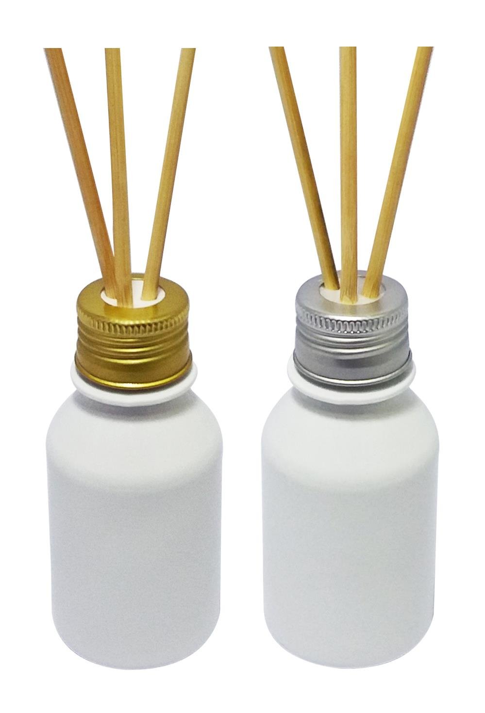 45 FRASCO PLÁSTICO BRANCO 100ML TAMPA DIFUSOR VARETAS FAR