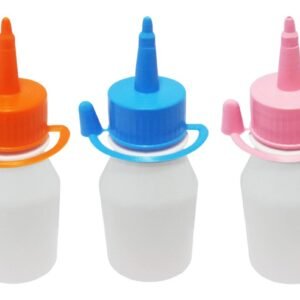 45 FRASCO PLÁSTICO BRANCO PET 100ML C/ BICO APLICADOR FAR