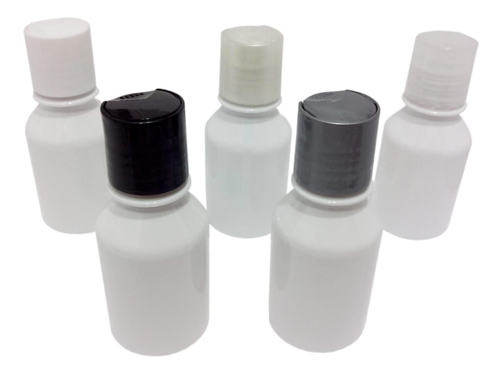 45 FRASCO PLÁSTICO BRANCO PET 100ML TAMPA DISKTOP FAR