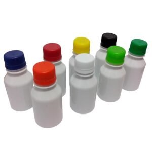 1565 FRASCO PLÁSTICO BRANCO PET 100ML TAMPA ROSCA LACRE FAR