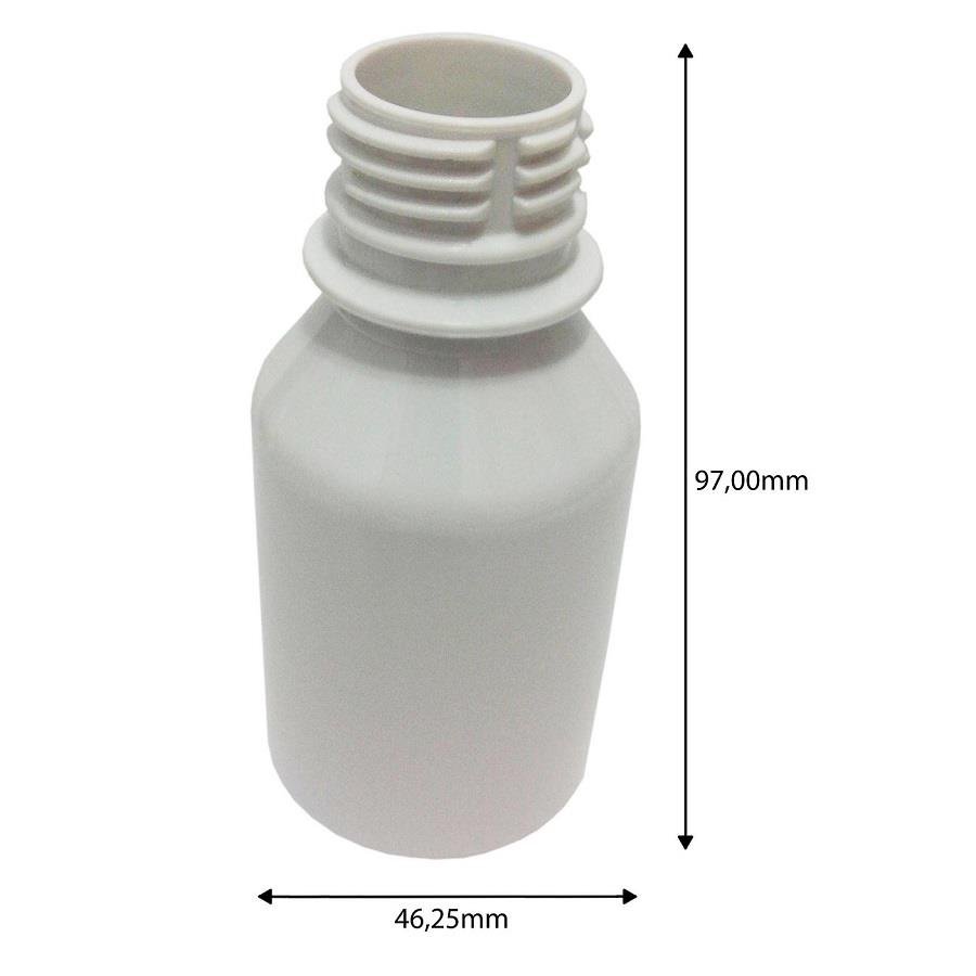 45 FRASCO PLÁSTICO BRANCO PET 100ML TAMPA DIFUSOR C/ F FAR - Imagem 3
