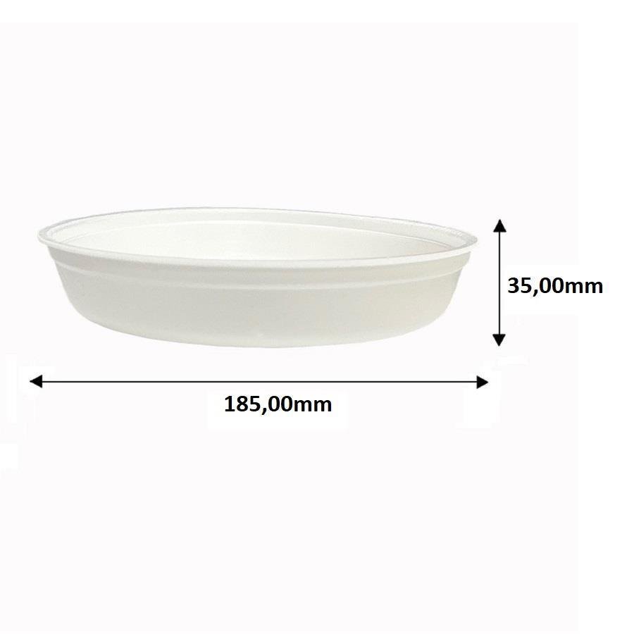 200 MARMITEX BRANCA ISOPOR 185X35MM 500ML FIBRAFORM FM50 - Imagem 5