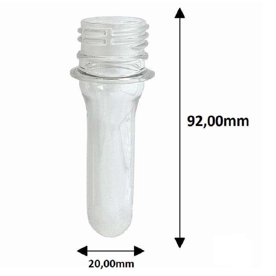 30 PREFORMA CRISTAL 15ML PET 17G TUBETE 9CM VALVULA GATILHO - Imagem 5