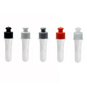 120 PREFORMA CRISTAL 27ML PET 22G TUBETE 10CM ROSCA PUSHPULL