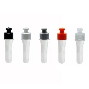 15 PREFORMA CRISTAL 27ML PET 22G TUBETE 10CM ROSCA PUSHPULL