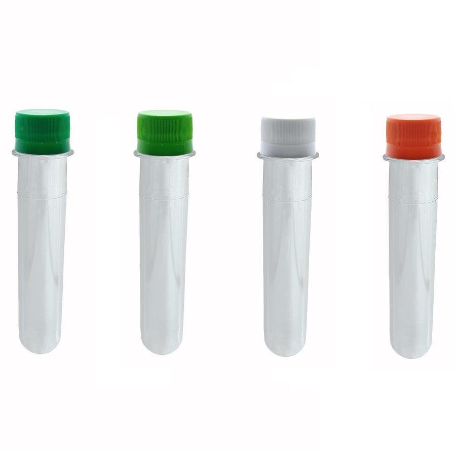 21 PREFORMA CRISTAL 38ML PET 38G TUBETE 13CM ROSCA LACRE - Imagem 2