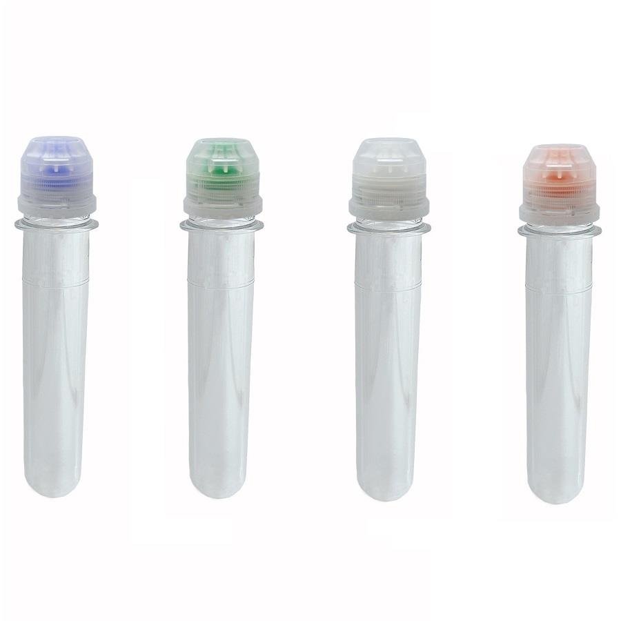 60 PREFORMA CRISTAL 38ML PET 38G TUBETE 13CM ROSCA SPORT