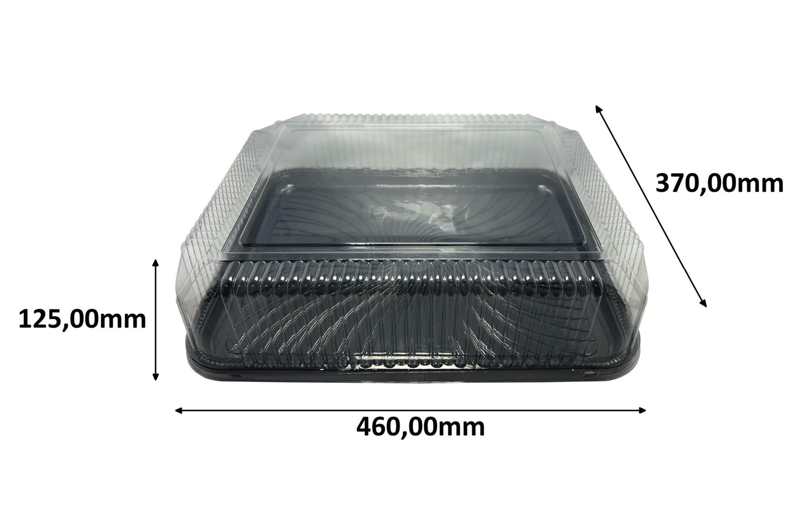 20 Embalagem Preta 5kg 460x370mm Bolo Torta Galvanotek G78M - Imagem 3