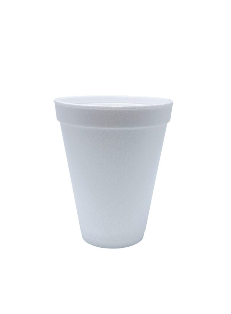 120 COPOS TÉRMICOS DESCARTÁVEIS ISOPOR EPS BRANCO 237ML