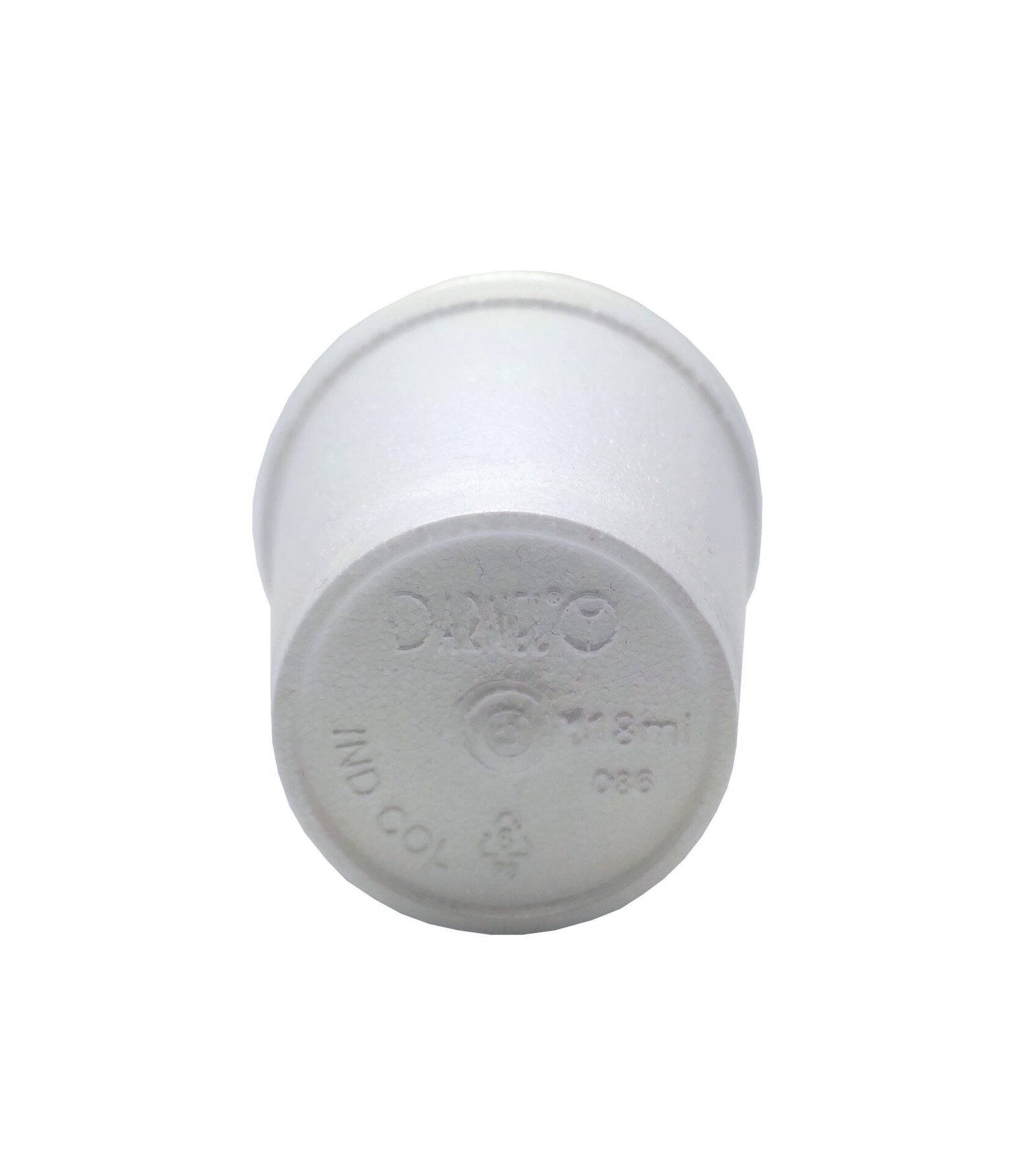 20 COPOS TÉRMICOS DESCARTÁVEIS ISOPOR EPS BRANCO 118ML - Imagem 2