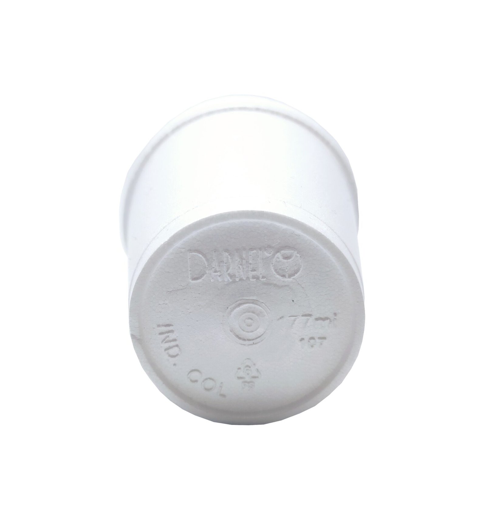 2000 COPOS TÉRMICOS DESCARTÁVEIS ISOPOR EPS BRANCO 177ML - Imagem 2