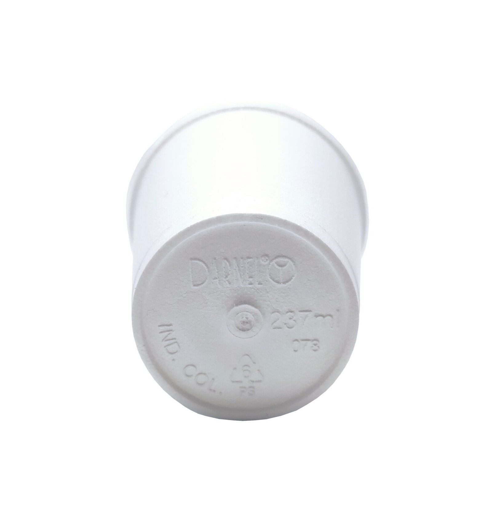 120 COPOS TÉRMICOS DESCARTÁVEIS ISOPOR EPS BRANCO 237ML - Imagem 2