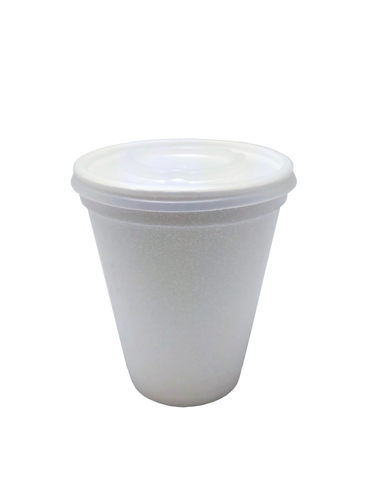 2000 COPOS TÉRMICOS DESCARTÁVEL ISOPOR C/ TAMPA BRANCO 237ML