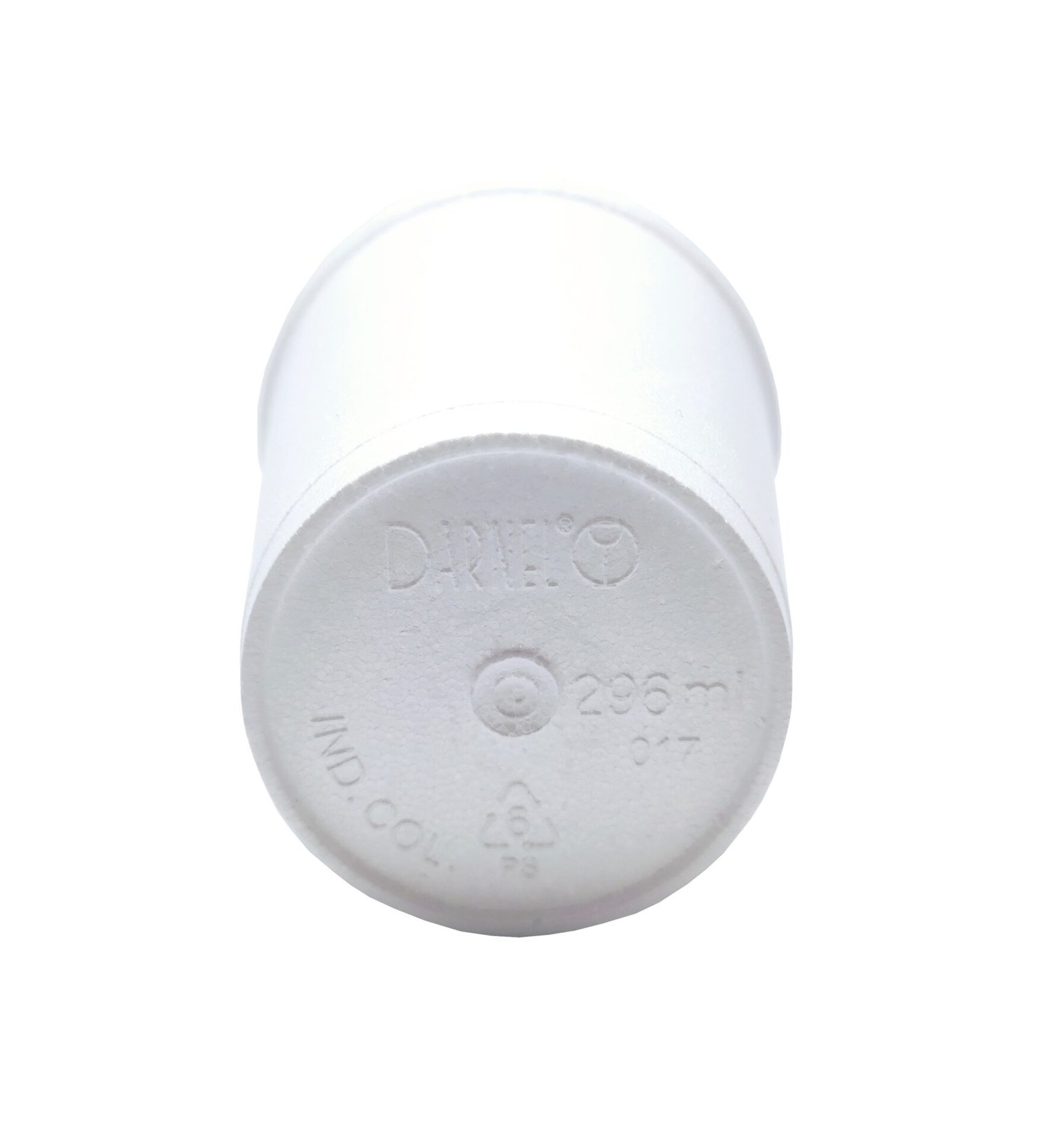 2000 COPOS TÉRMICOS DESCARTÁVEL ISOPOR C/ TAMPA BRANCO 296ML - Imagem 3