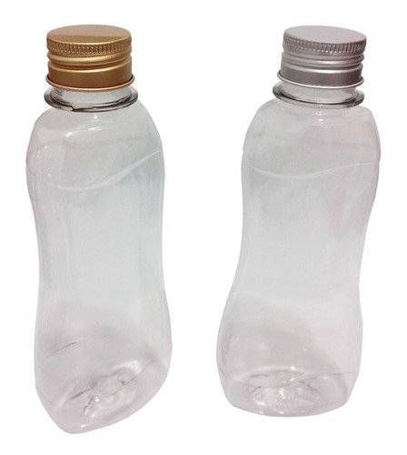 1260 Frasco Plástico Cristal Pet 200ml Tampa Aluminio S/ Cat