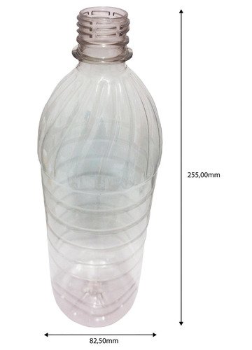 392 Frascos Plásticos Cristal 1l Válvula De Bico Pato S Suc - Imagem 5
