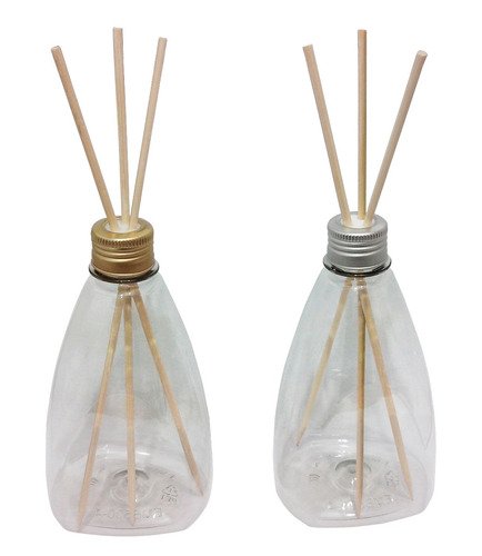 588 Frascos Plástico Cristal 500ml Tampa Difusor Varetas Pir