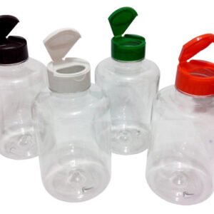 720 Frascos Plástico Cristal Pet 500ml Tampa Fliptop Cap Sup