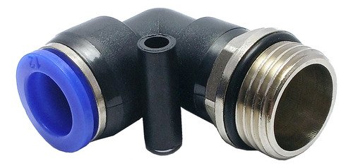 100 Conexão Pneumática Cotovelo Macho Rosca 1/2 X Tubo 12mm