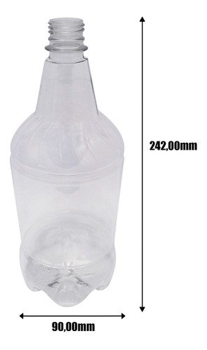 360 Frasco Plástico Cristal Pet 1l Tampa S Batoque Gr2 - Imagem 10