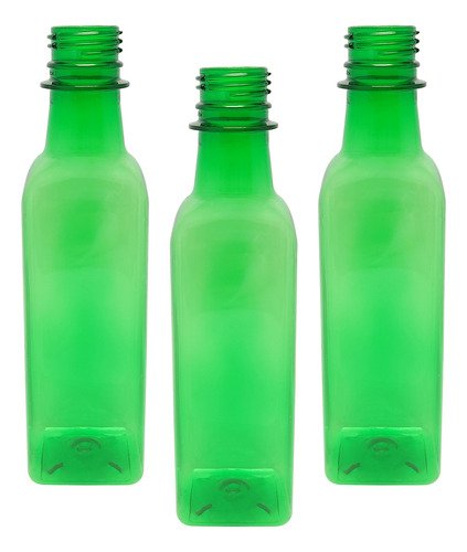 200 Frasco Plástico Verde Pet 250ml Tampa Sport Fliptop Aze - Imagem 3