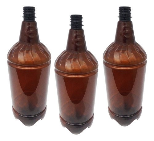 12 Frascos Plástico Âmbar 2l Tampa Difusor Varetas Gr2 - Imagem 2