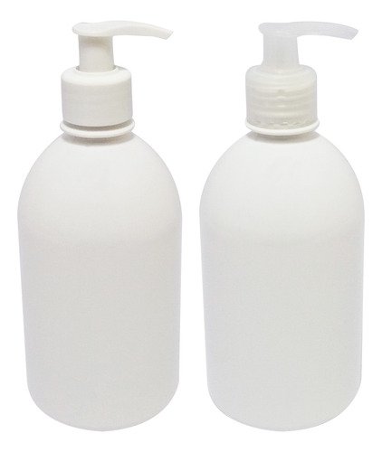 678 Frascos Plástico Branco 500ml Válvula Bico Pato S Sab