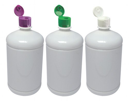 138 Frascos Plástico Branco Pet De 1l Com Tampa Fliptop Sab - Imagem 3