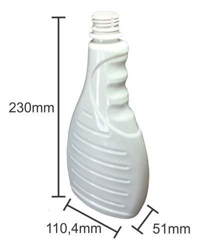 400 Frasco Plástico Branco Pet 500ml Tampa Difusor C/ F Bor - Imagem 4