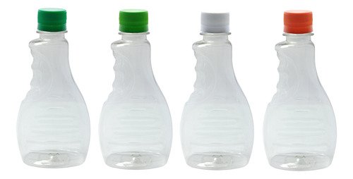 924 Frascos Plástico Cristal Pet 300ml Tampa Rosca Lacre Bor - Imagem 2
