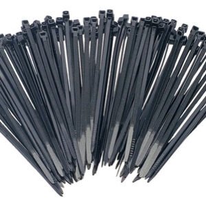 40 Pacote Abraçadeiras De Nylon Preta 2,5x100mm C/ 100 Unid