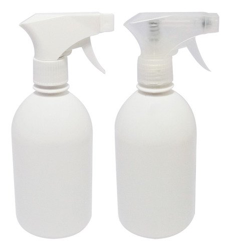 678 Frascos Plásticos Branco Pet 500ml Válvula Gatilho Sab