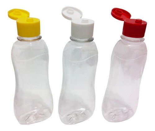 1260 Frascos Plástico Cristal Pet 200ml C/ Tampa Fliptop Cat