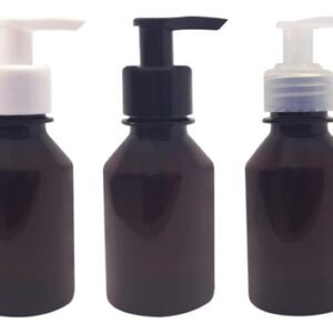 363 Frascos Plástico Âmbar 120ml Válvula Bico Pato S Far