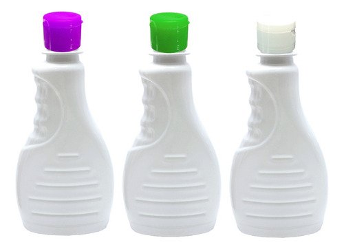 924 Frascos Plástico Branco Pet 300ml Fliptop Batoque Bor - Imagem 4