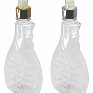 170 Frascos Plástico Cristal Pet 500ml Válvula Spray L Bor