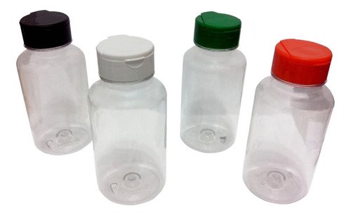 1200 Frasco Plástico Cristal Pet 240ml Tampa Fliptop Cap Sup - Imagem 5