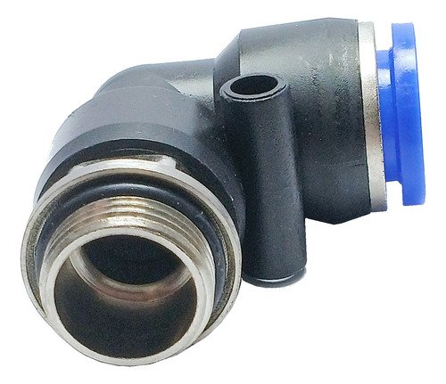 100 Conexão Pneumática Cotovelo Macho Rosca 3/8 X Tubo 12mm - Imagem 3