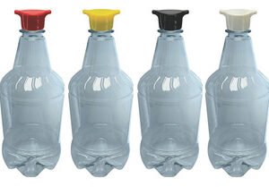 6 Frascos Plástico Cristal 750ml Tampa Rosca 2 Bico Gr2