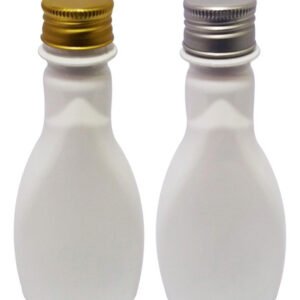 1323 Frascos Plástico Branco Pet 200ml Tampa Aluminio S/ Mol