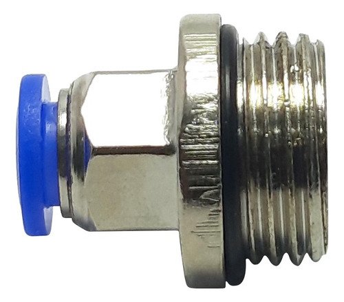 200 Conexão Pneumática Reta Macho Rosca 1/2 X Tubo 8mm