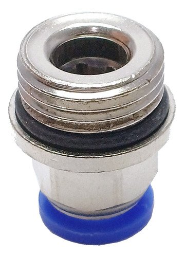100 Conexão Pneumática Reta Macho Rosca 1/2 X Tubo 10mm - Imagem 2